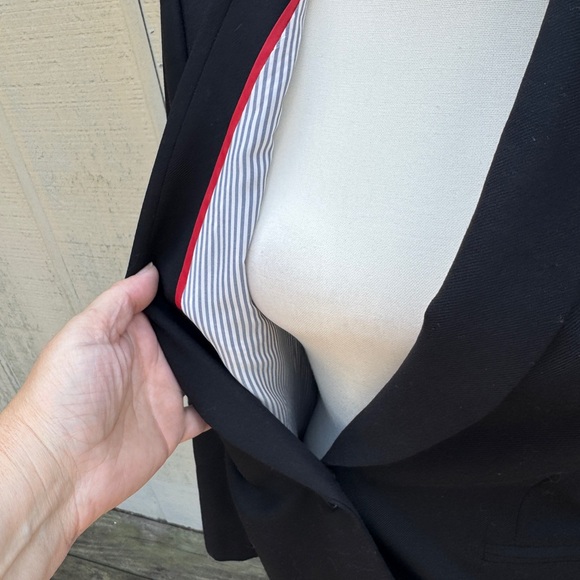 J. Crew Women's Classic Parke Shawl Collaer Black Blazer - Picture 4 of 10